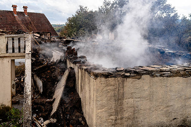 Professional Emergency Fire Cleanup technician working in Baldwin, MD